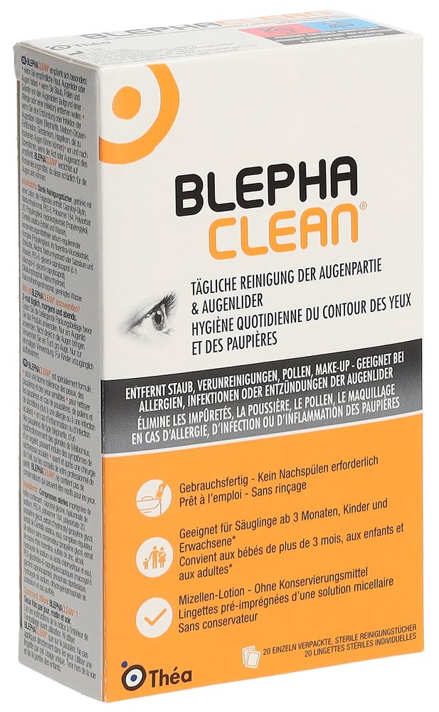 BLEPHACLEAN lingettes