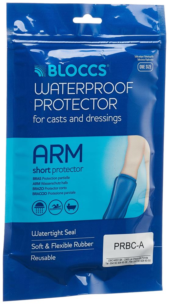 Bloccs Bad und Dusche Wasserschutz für den Arm