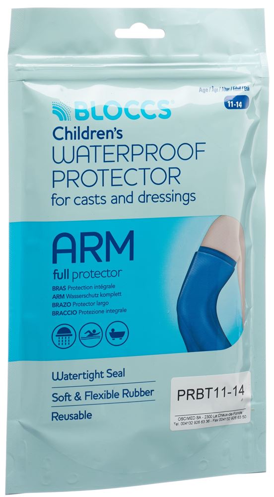 Bloccs protection étanche pour le bain bras