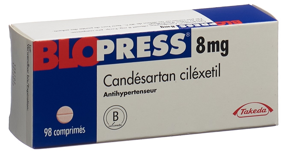 BLOPRESS Tabl 8 mg Blist 98 Stk, Bild 2 von 2