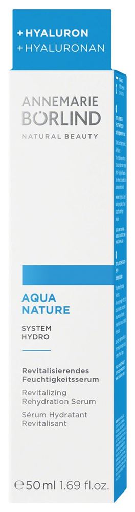 ANNEMARIE BÖRLIND Aquanature Feuchtigkeitsserum Effekt