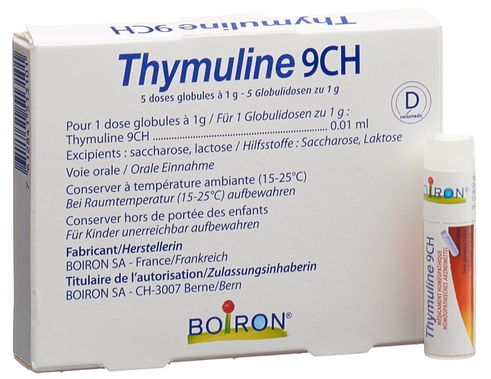 Boiron thymuline 9 CH, image 3 sur 4