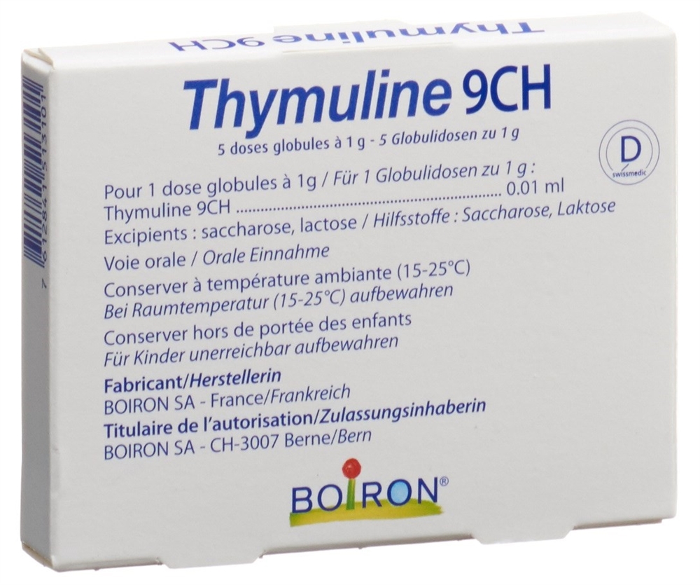 Boiron thymuline 9 CH, image 4 sur 4