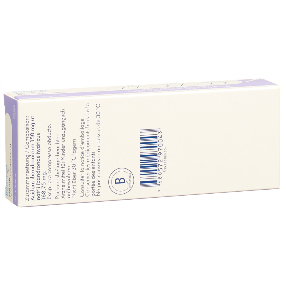 BONVIVA cpr pell 150 mg blist 3 pce, image 2 sur 2