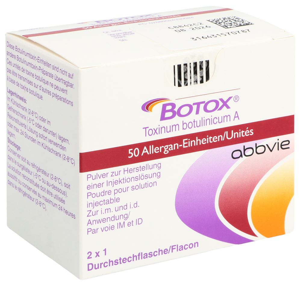 Botox subst sèche 50 E amp 2 pce, image principale