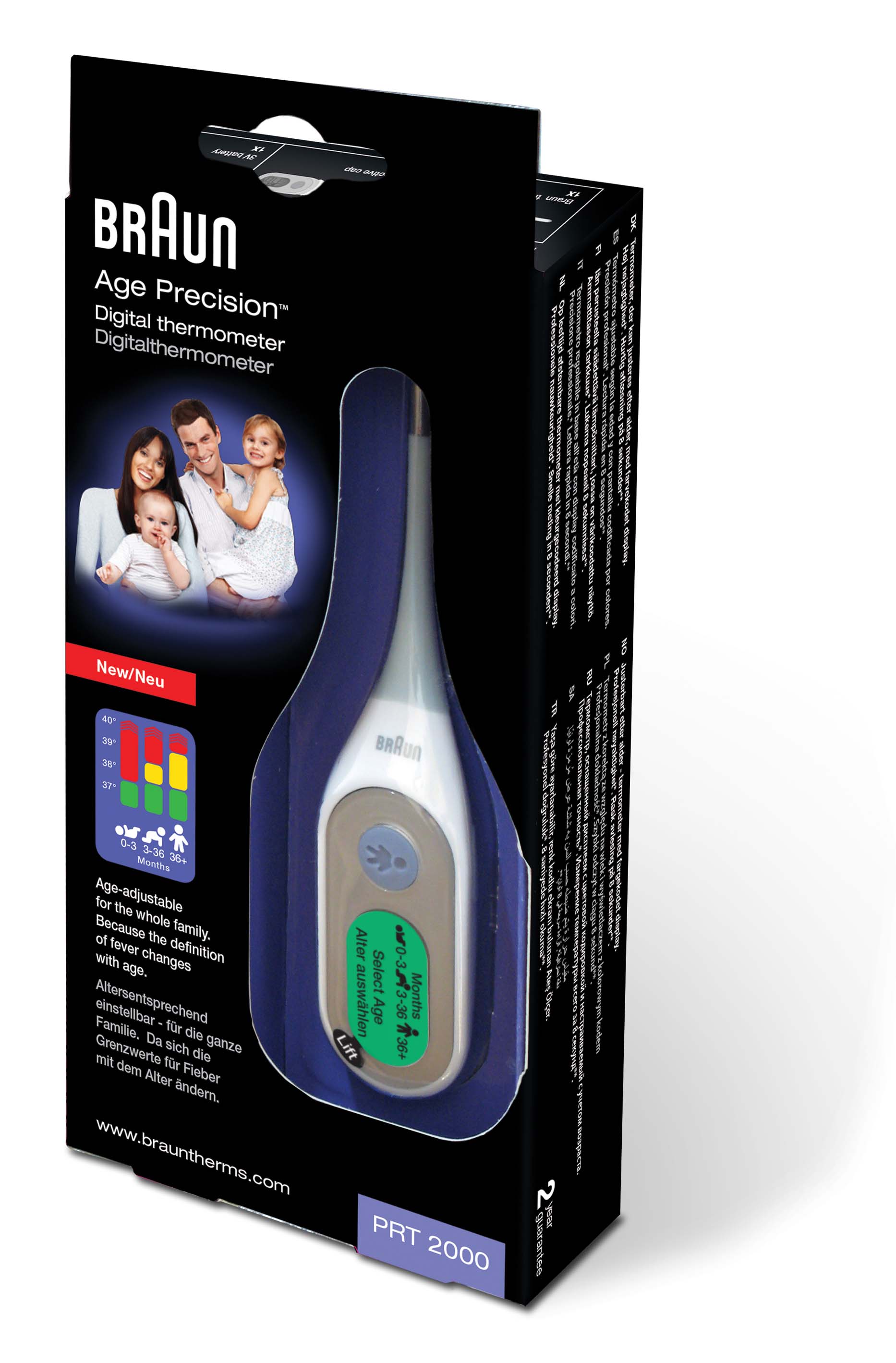 BRAUN digital Thermometer, Hauptbild