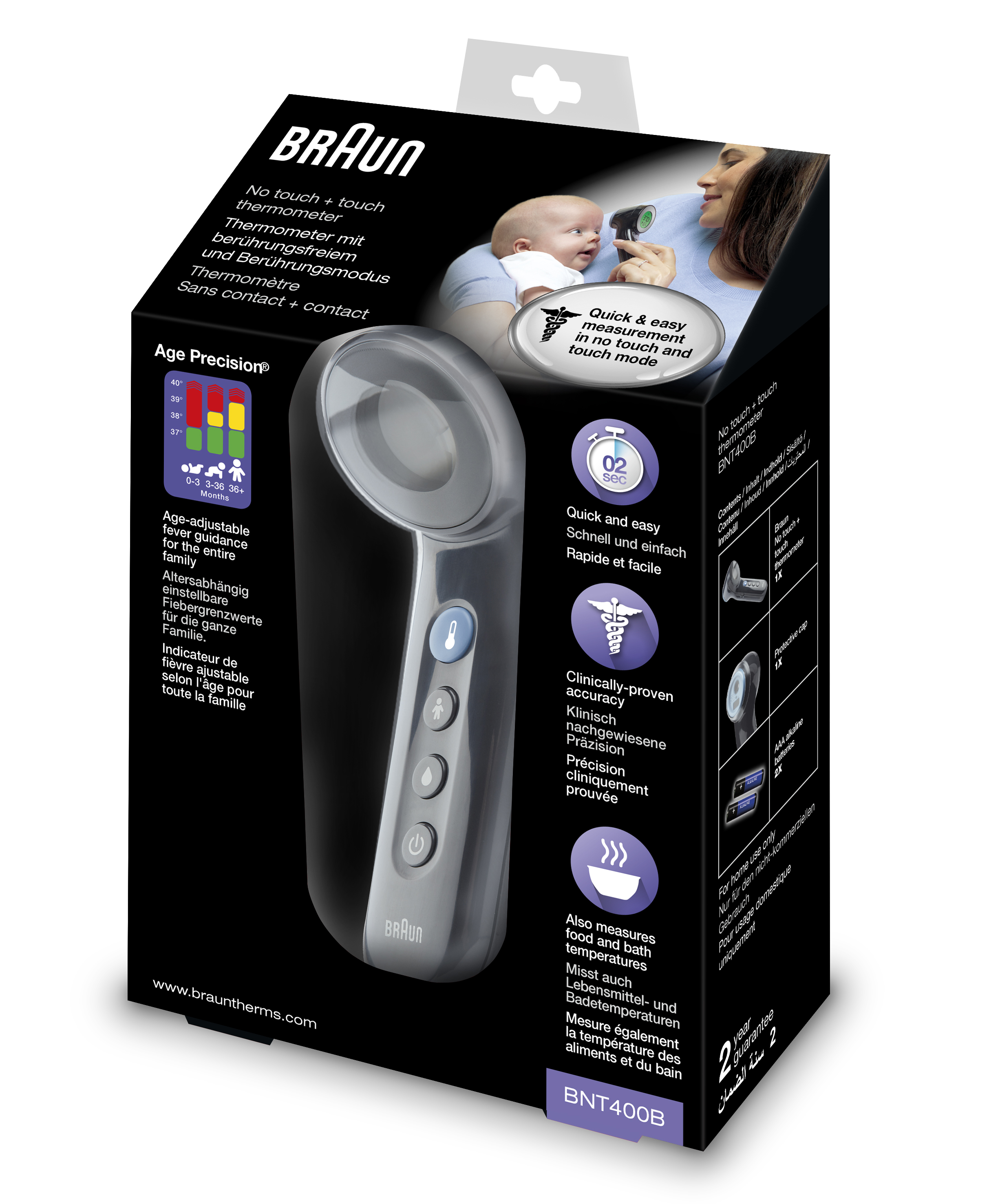 BRAUN Thermometer No touch + forehead, Hauptbild