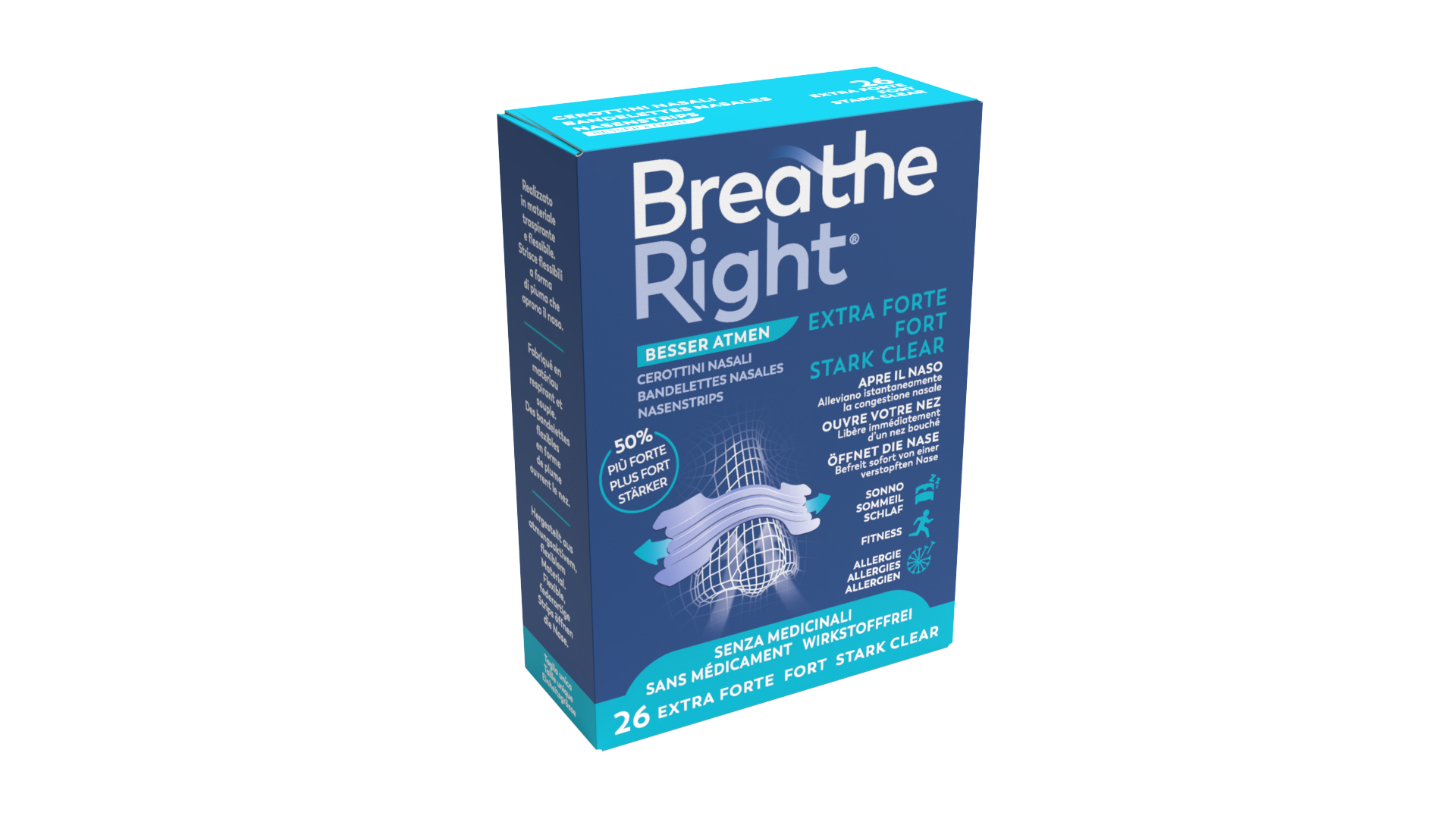 BREATHE RIGHT bandelettes nasales, image 2 sur 3