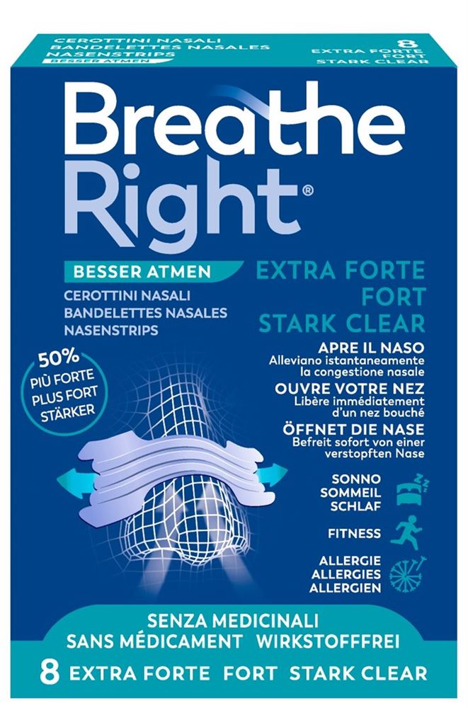 BREATHE RIGHT bandelettes nasales