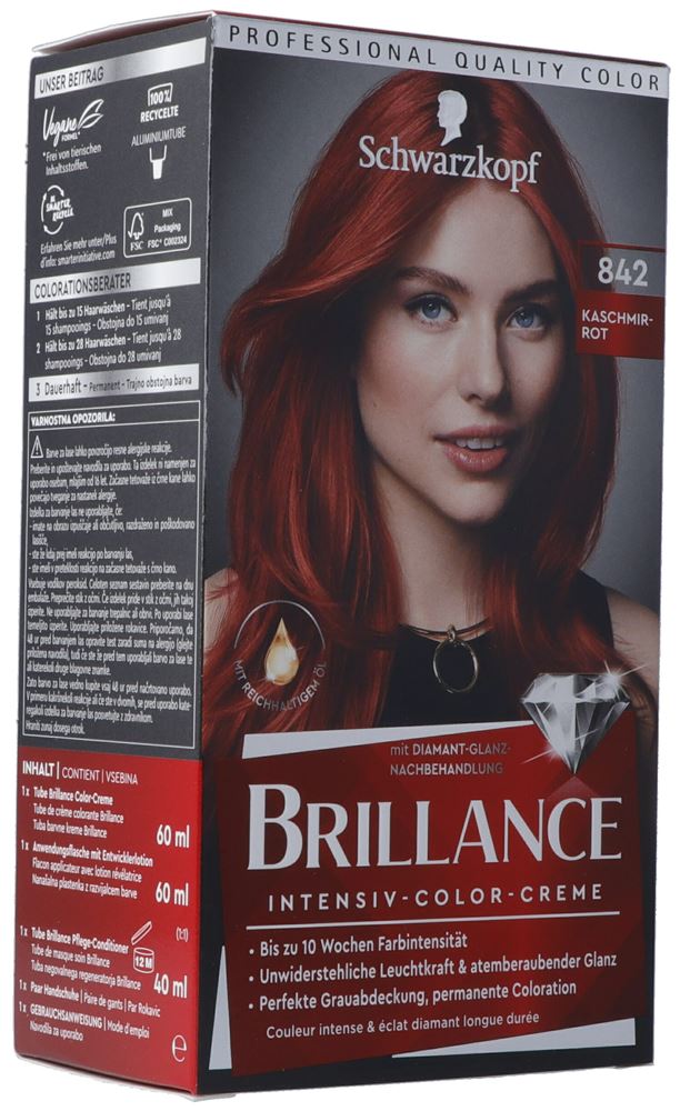 BRILLANCE 842 Rouge Cachemire 1 pce, image principale