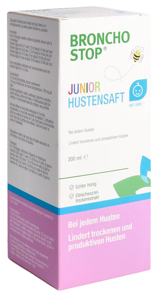 BRONCHOSTOP Junior Hustensaft, Hauptbild