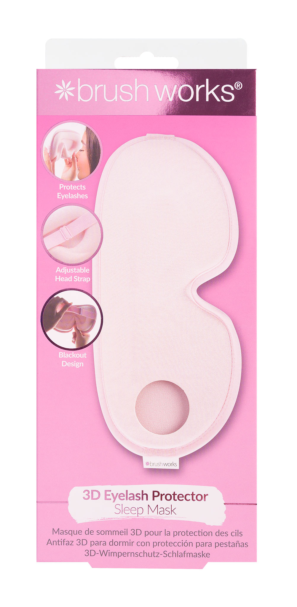 BRUSHWORKS 3D Eyelash Protector Sleep Mask