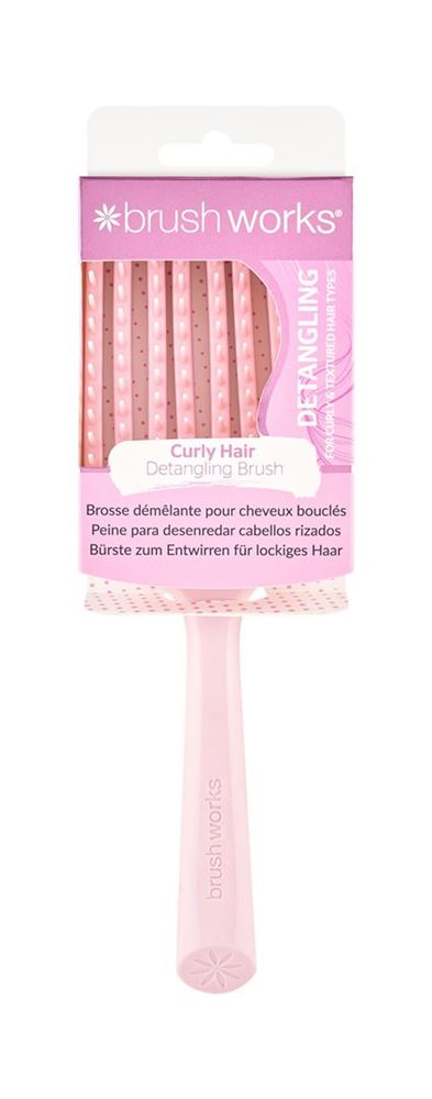 BRUSHWORKS curly hair detangling brush