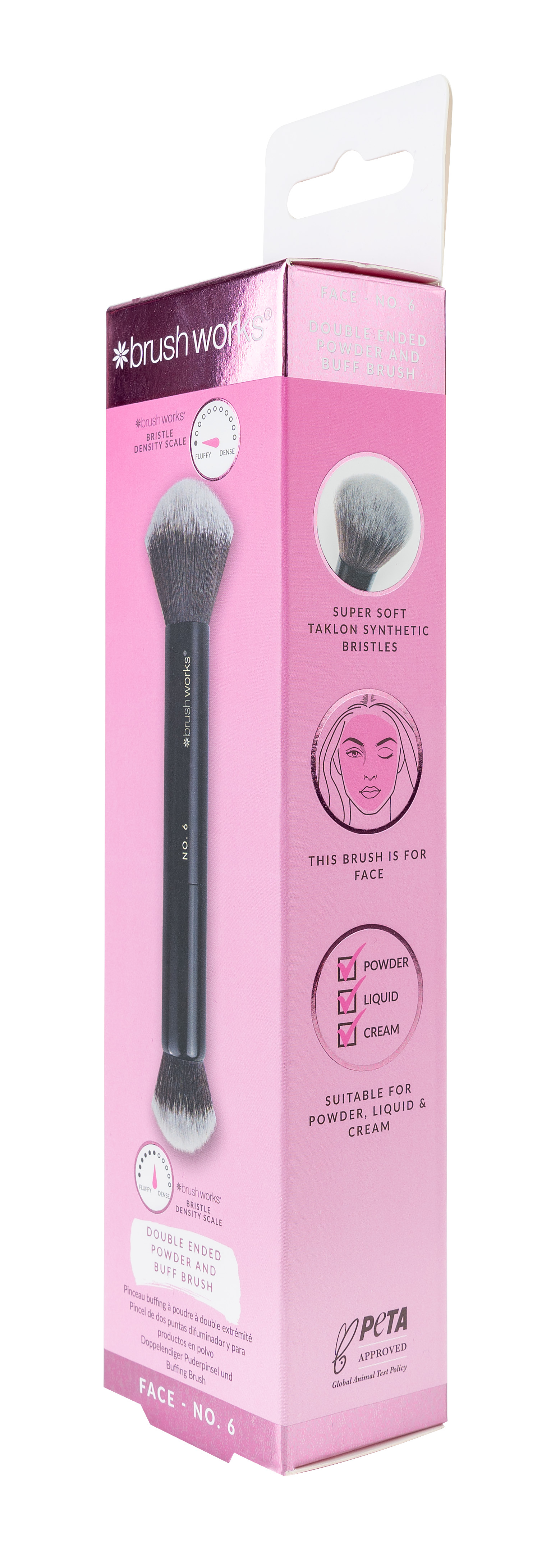 BRUSHWORKS Double Ended Powder and Buff Brush, Bild 2 von 5