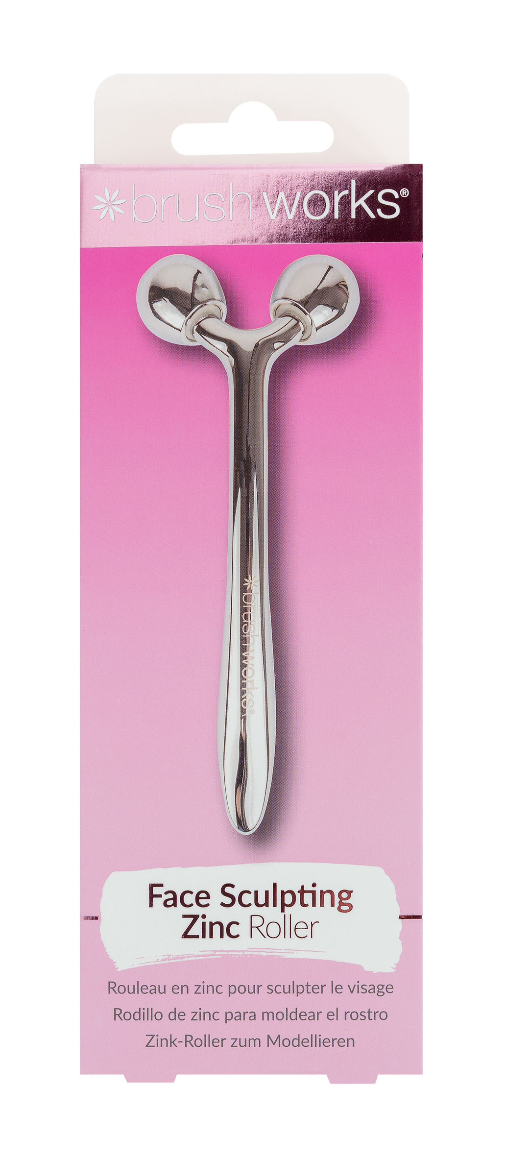 BRUSHWORKS face sculpting Zinc roller
