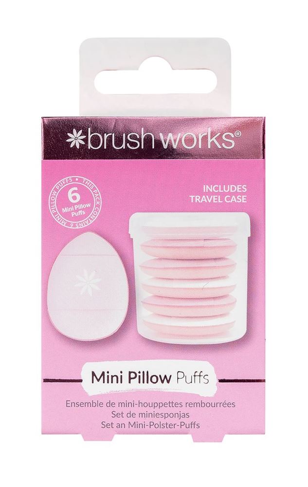BRUSHWORKS mini pillow puffs
