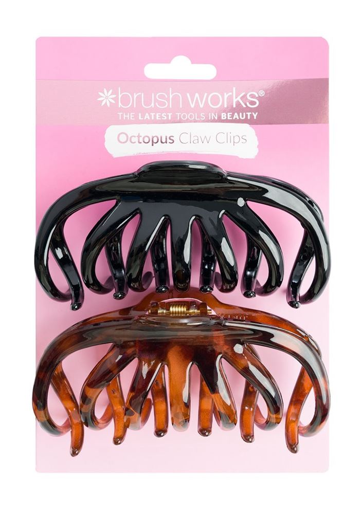 BRUSHWORKS Octopus Claw Clips