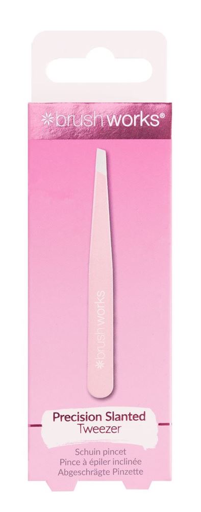 BRUSHWORKS precision slanted tweezers