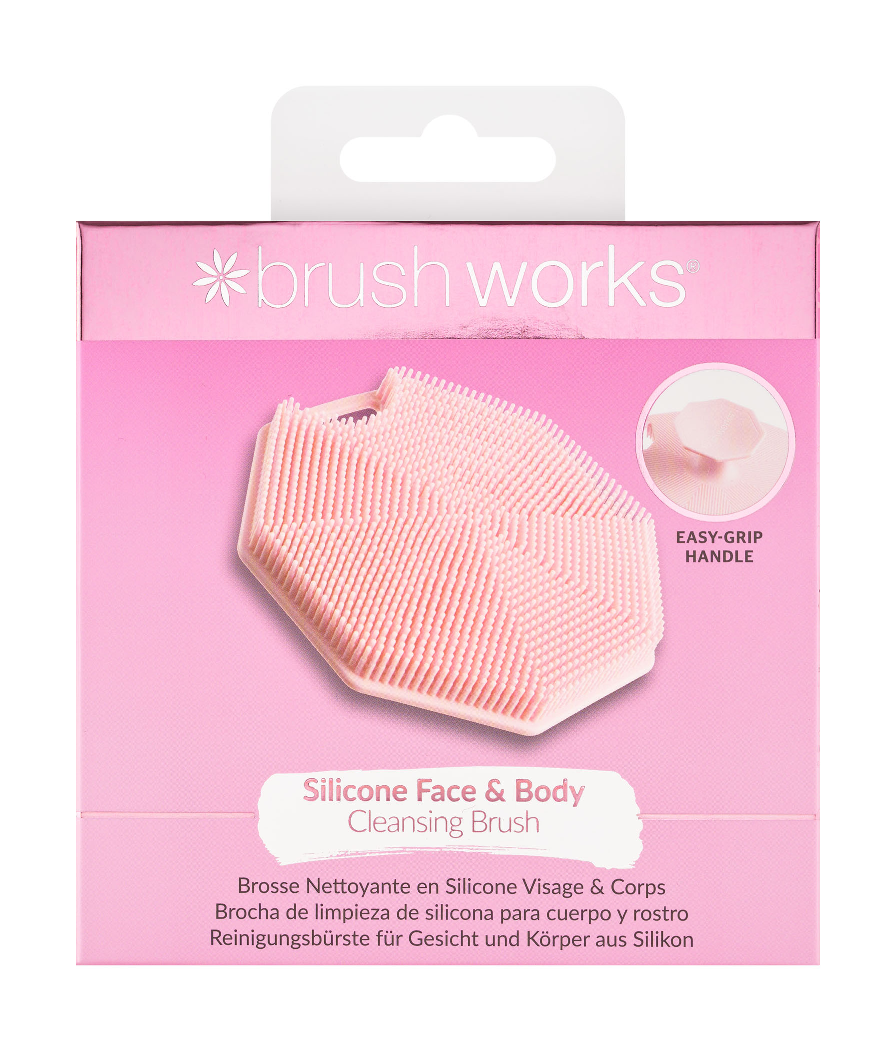 BRUSHWORKS Silicone Face & Body Cleansing Brush