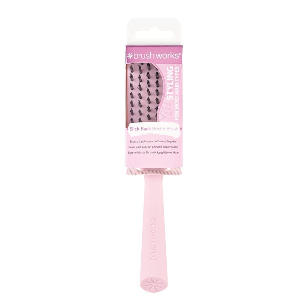 BRUSHWORKS slick back bristle hair brush