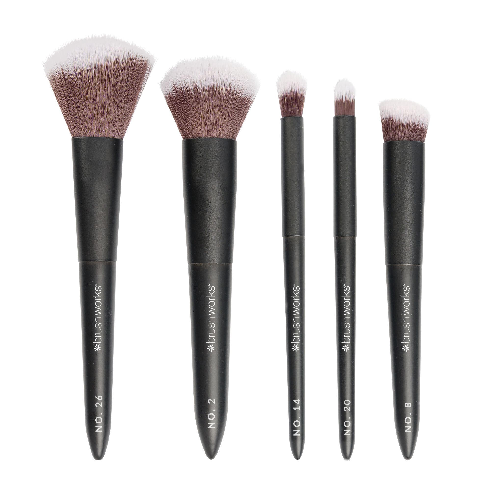 BRUSHWORKS travel makeup brush set, image 2 sur 3