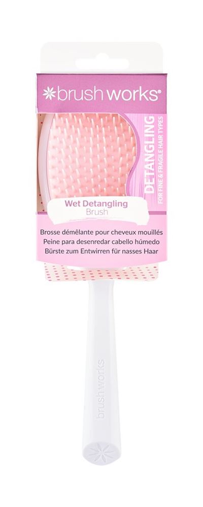 BRUSHWORKS wet detangling hair brush