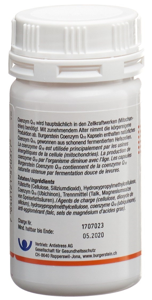 BURGERSTEIN Coenzym Q10 30 mg, Bild 2 von 3