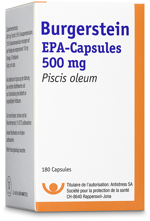 BURGERSTEIN EPA 500 mg, image principale