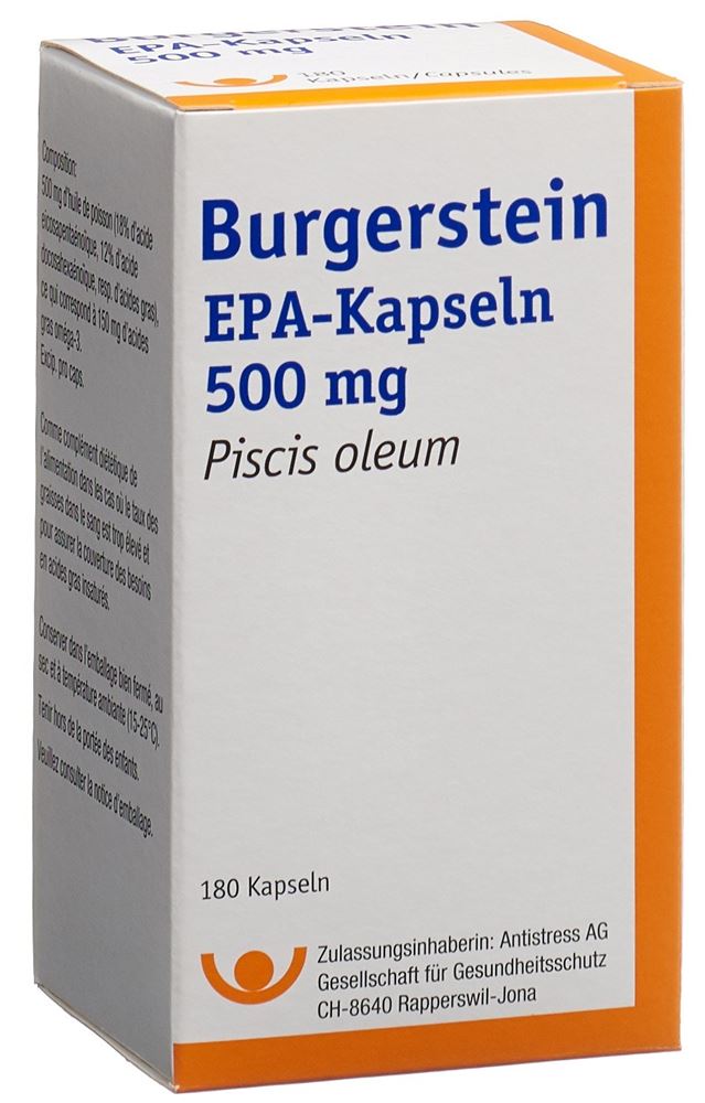 BURGERSTEIN EPA 500 mg, image principale