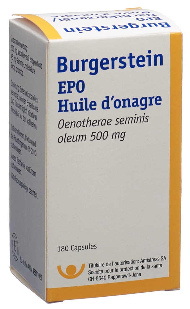 BURGERSTEIN EPO 500 mg, image 2 sur 3