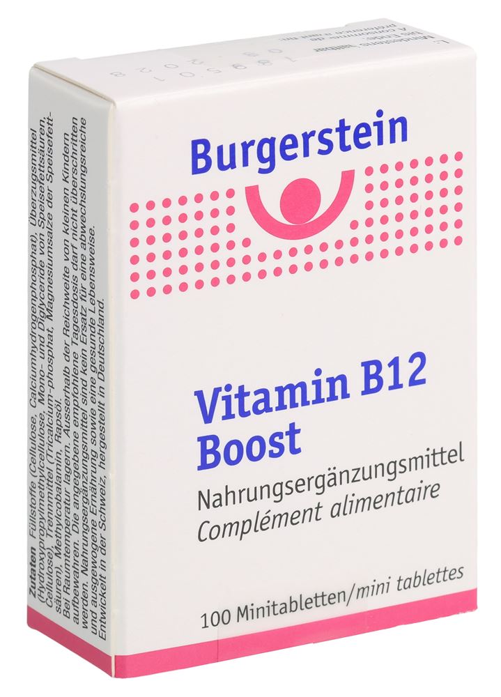 BURGERSTEIN Vitamin B12 Boost comprimés mini