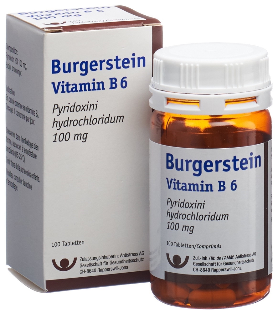 BURGERSTEIN Vitamin B6 100 mg, Bild 2 von 5