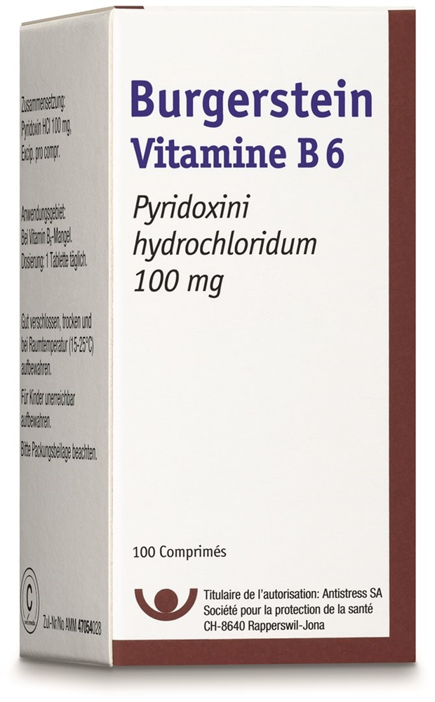 BURGERSTEIN Vitamin B6 100 mg, Bild 4 von 5