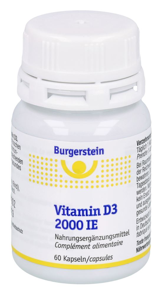 BURGERSTEIN Vitamin D3 2000 IE