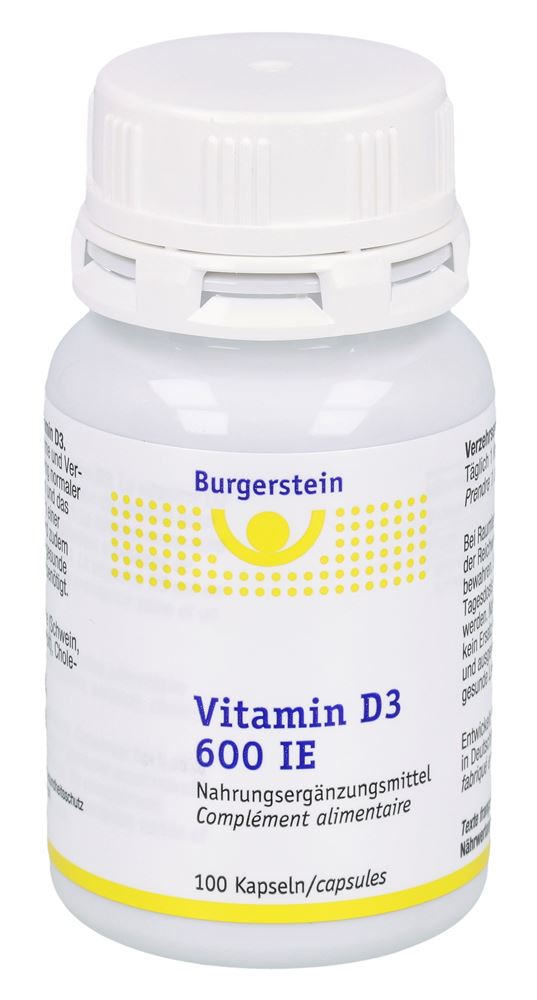 BURGERSTEIN Vitamin D3 600 IE, Hauptbild