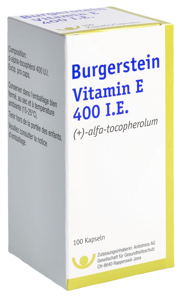 BURGERSTEIN Vitamin E 400 IE, Hauptbild