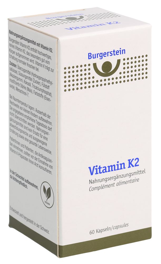 BURGERSTEIN Vitamin K2 180 mcg