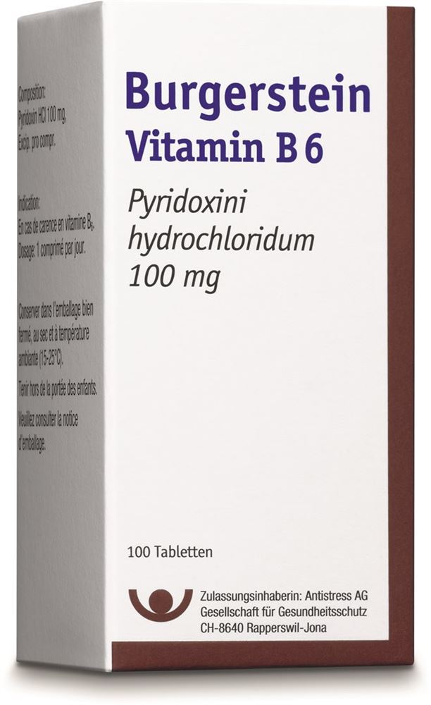 BURGERSTEIN Vitamine B6 100 mg