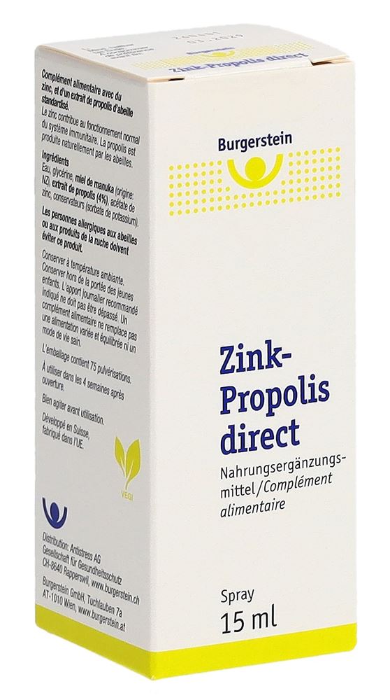 BURGERSTEIN Zink-propolis direct