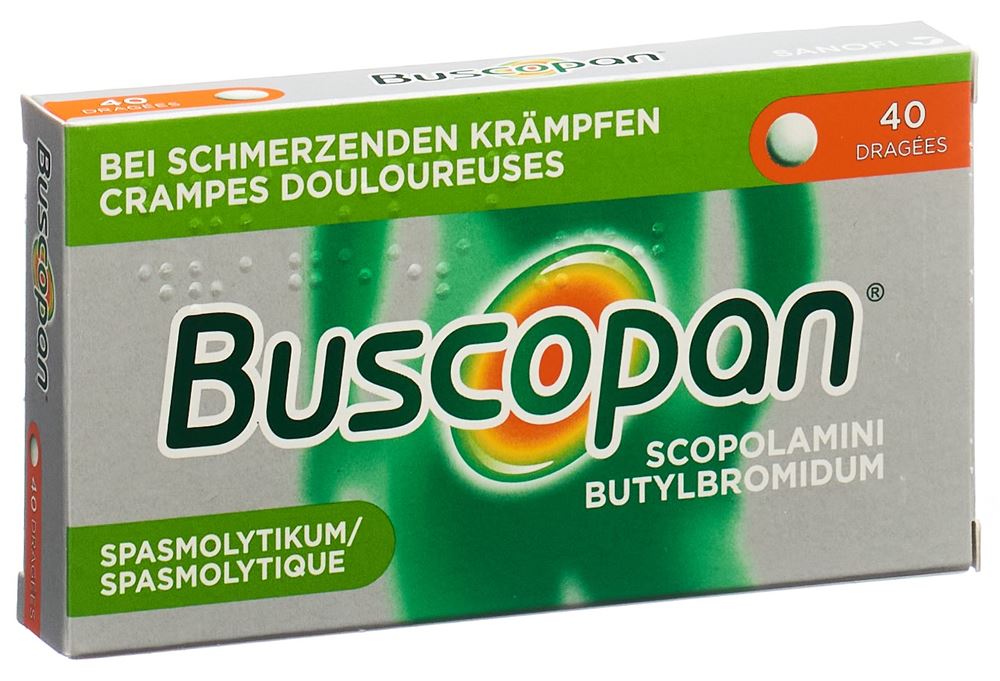BUSCOPAN drag 10 mg blist 40 pce, image principale