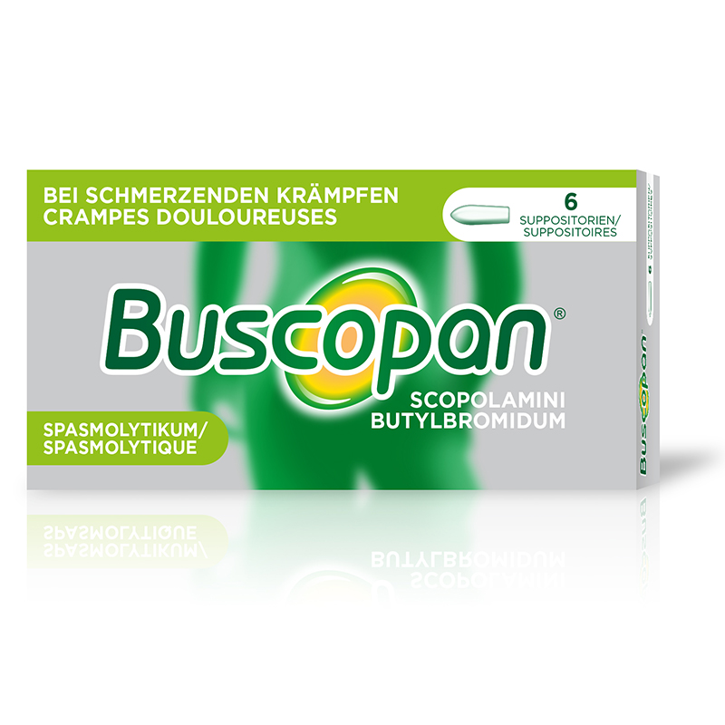 BUSCOPAN supp 10 mg blist 6 pce