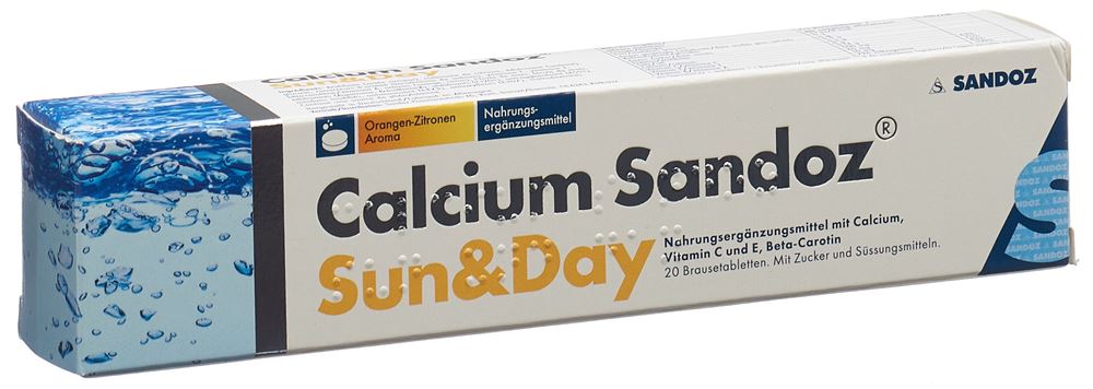 CALCIUM Sandoz Sun & Day