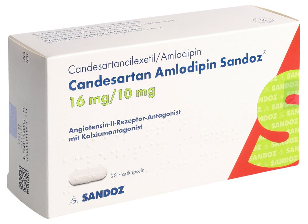 Candesartan Amlodipin Sandoz Amlodipine Sandoz, image principale