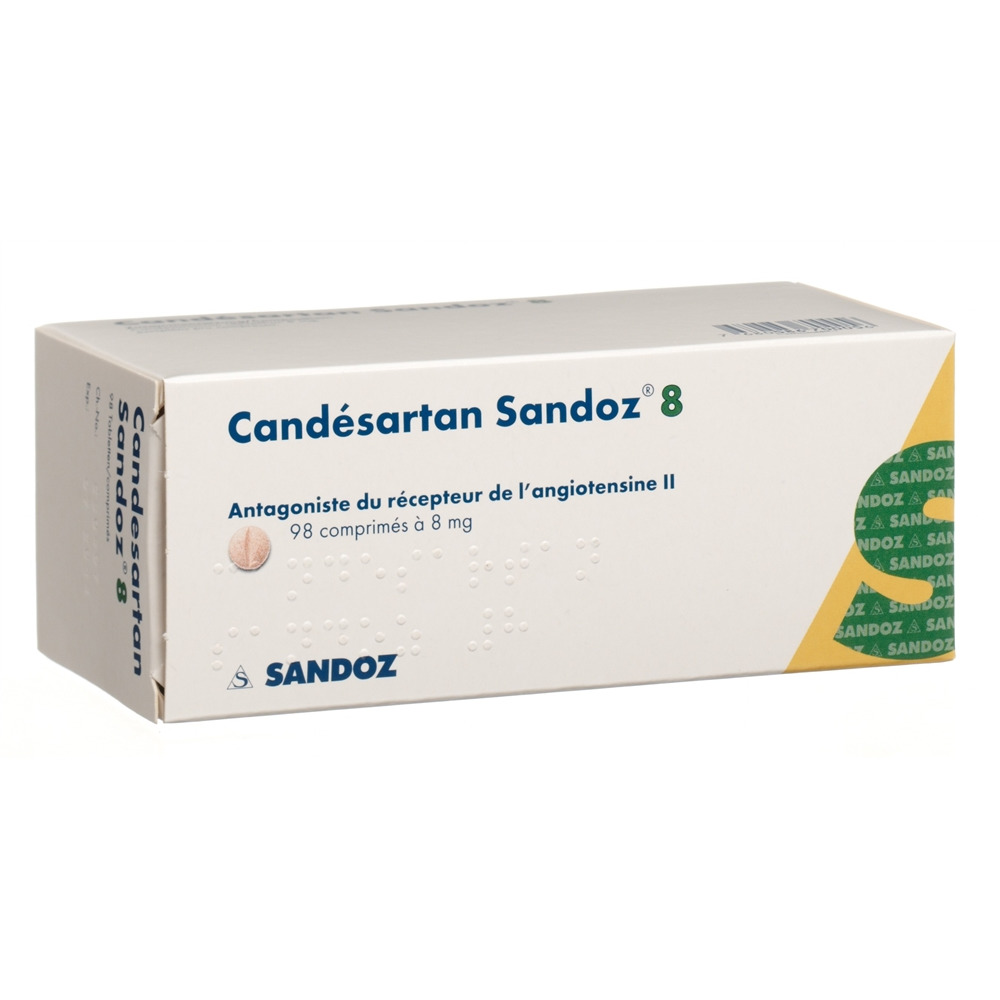 CANDESARTAN Sandoz 8 mg, image 2 sur 2