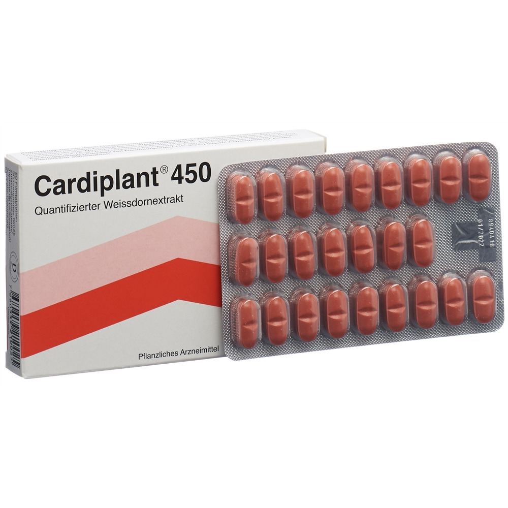 CARDIPLANT Filmtabl 450 mg Blist 50 Stk