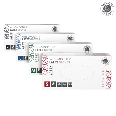 CARE SERVE gants d'examen latex