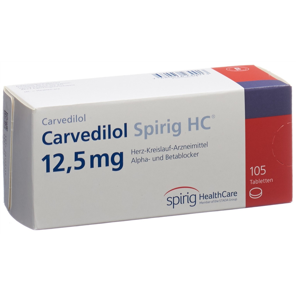 CARVEDILOL Spirig HC 12.5 mg, Hauptbild