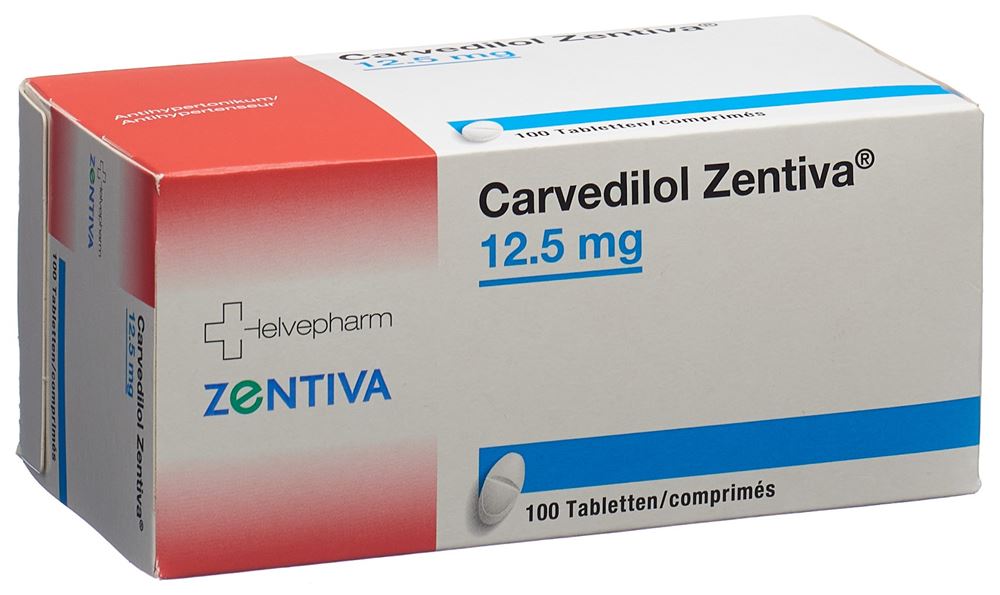 CARVEDILOL Zentiva 12.5 mg, Hauptbild