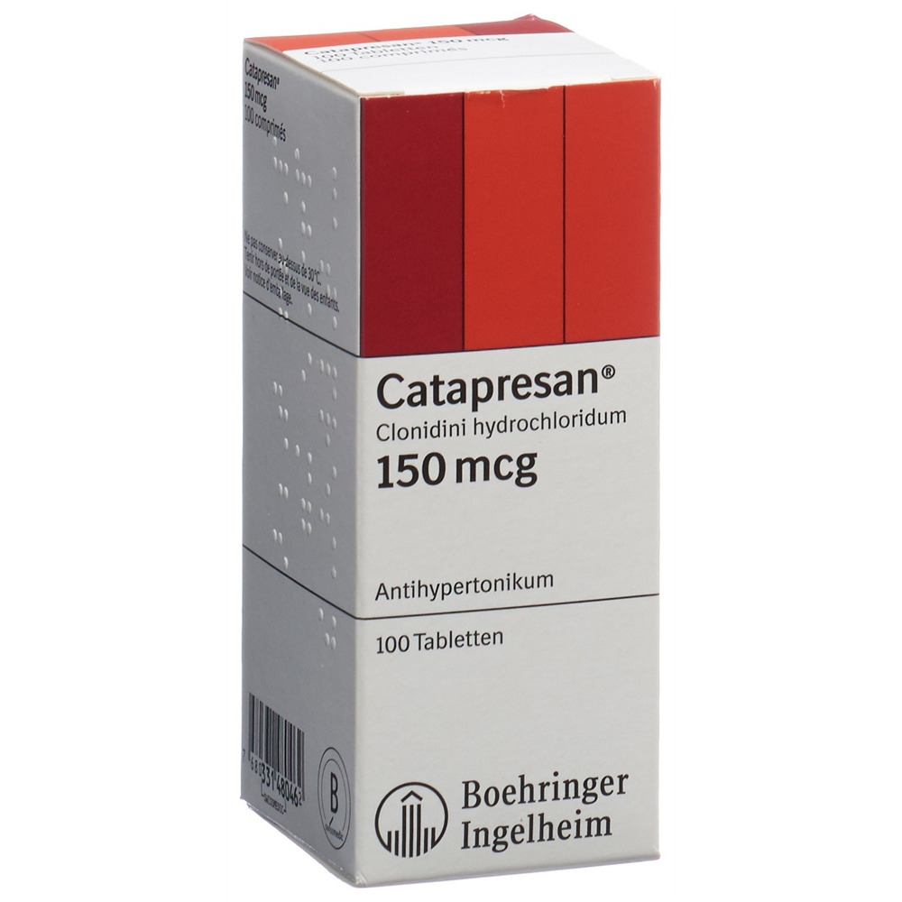 CATAPRESAN Tabl 150 mcg Blist 100 Stk, Hauptbild