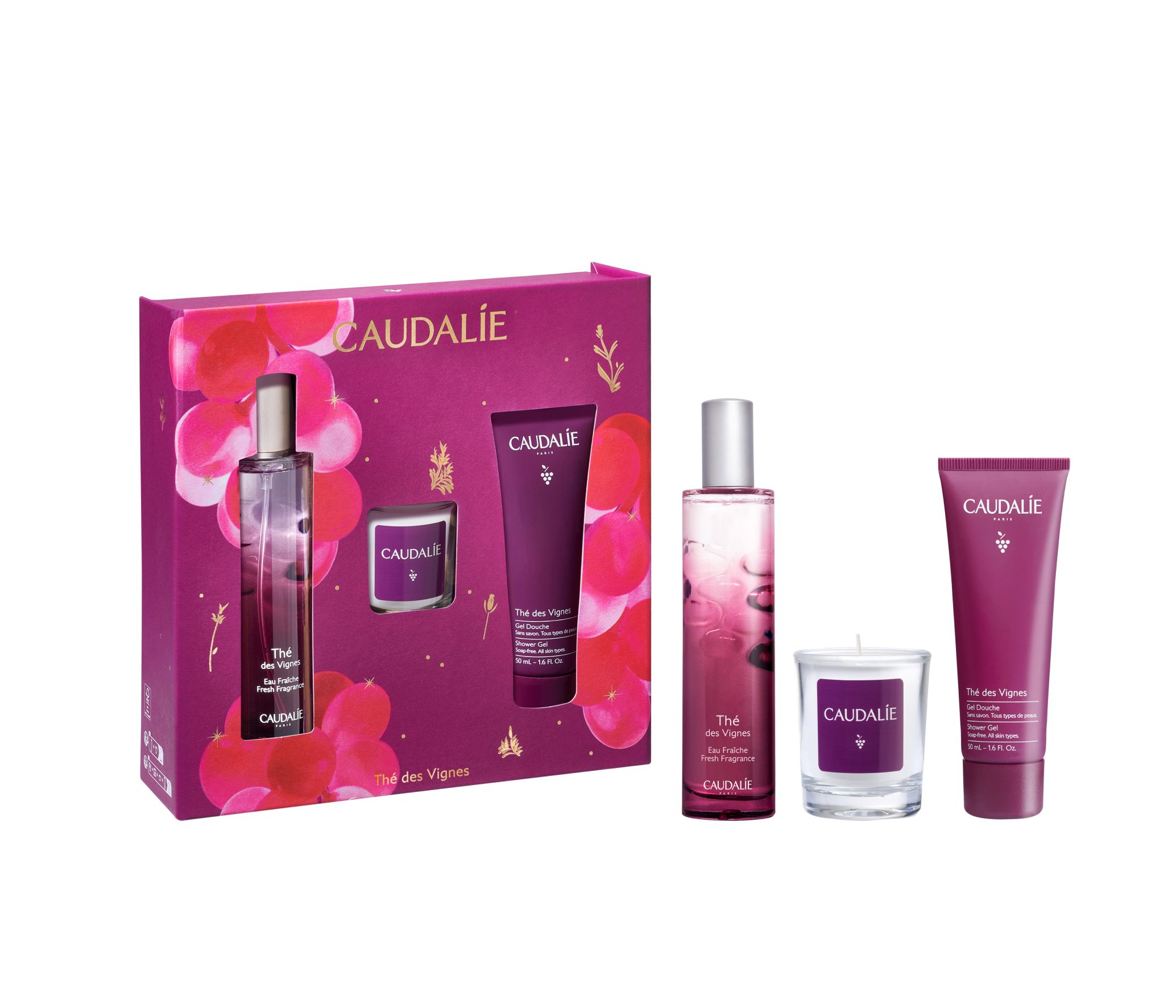 CAUDALIE Coffret Thé des Vignes 50ml, image 2 sur 2